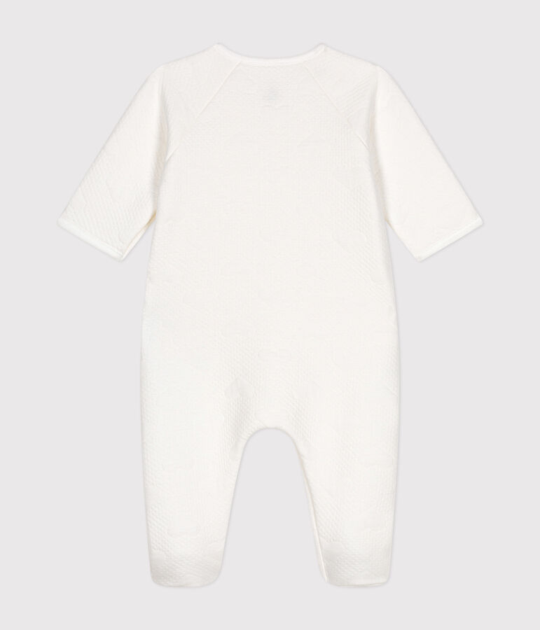 Baby hart buisvormige pyjama wit