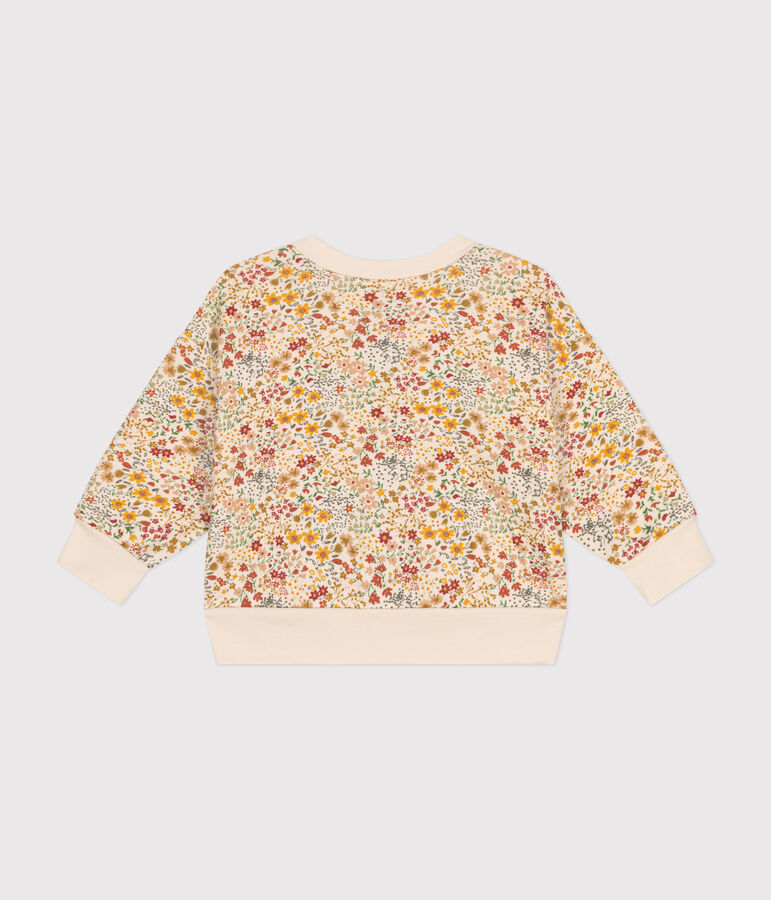 Cardigan en tubique matelass&eacute; b&eacute;b&eacute; blanc AVALANCHE/ MULTICO