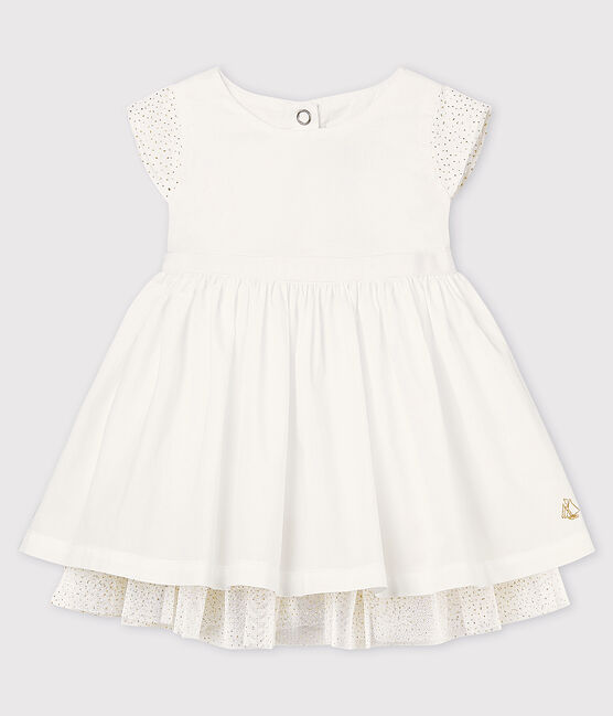 Robe Ceremonie En Popeline Et Tulle Bebe Fille Petit Bateau