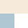 ecru / blauw