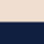 ecru / blauw