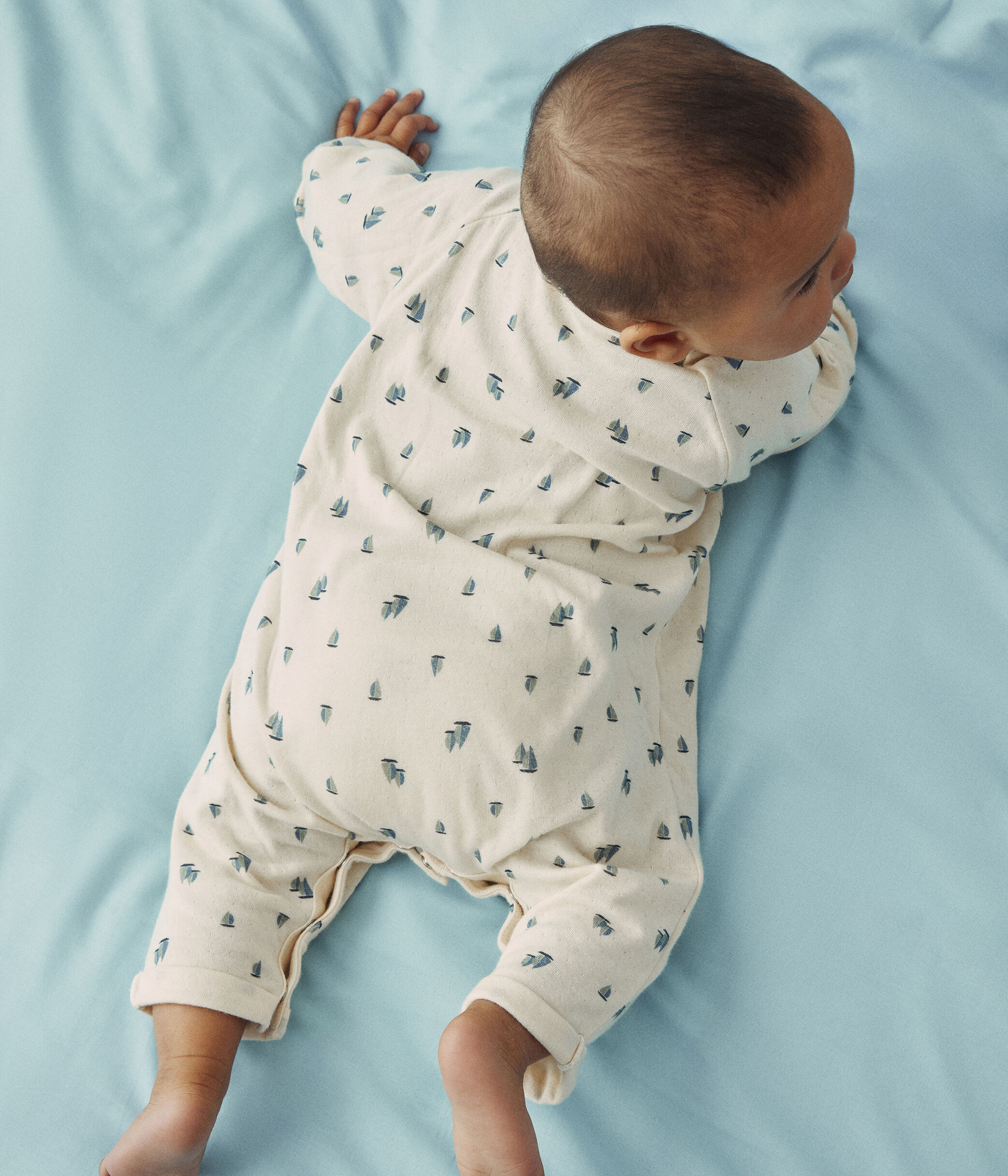 Combinaison longue en tubique bebe AVALANCHE MULTICO Petit Bateau