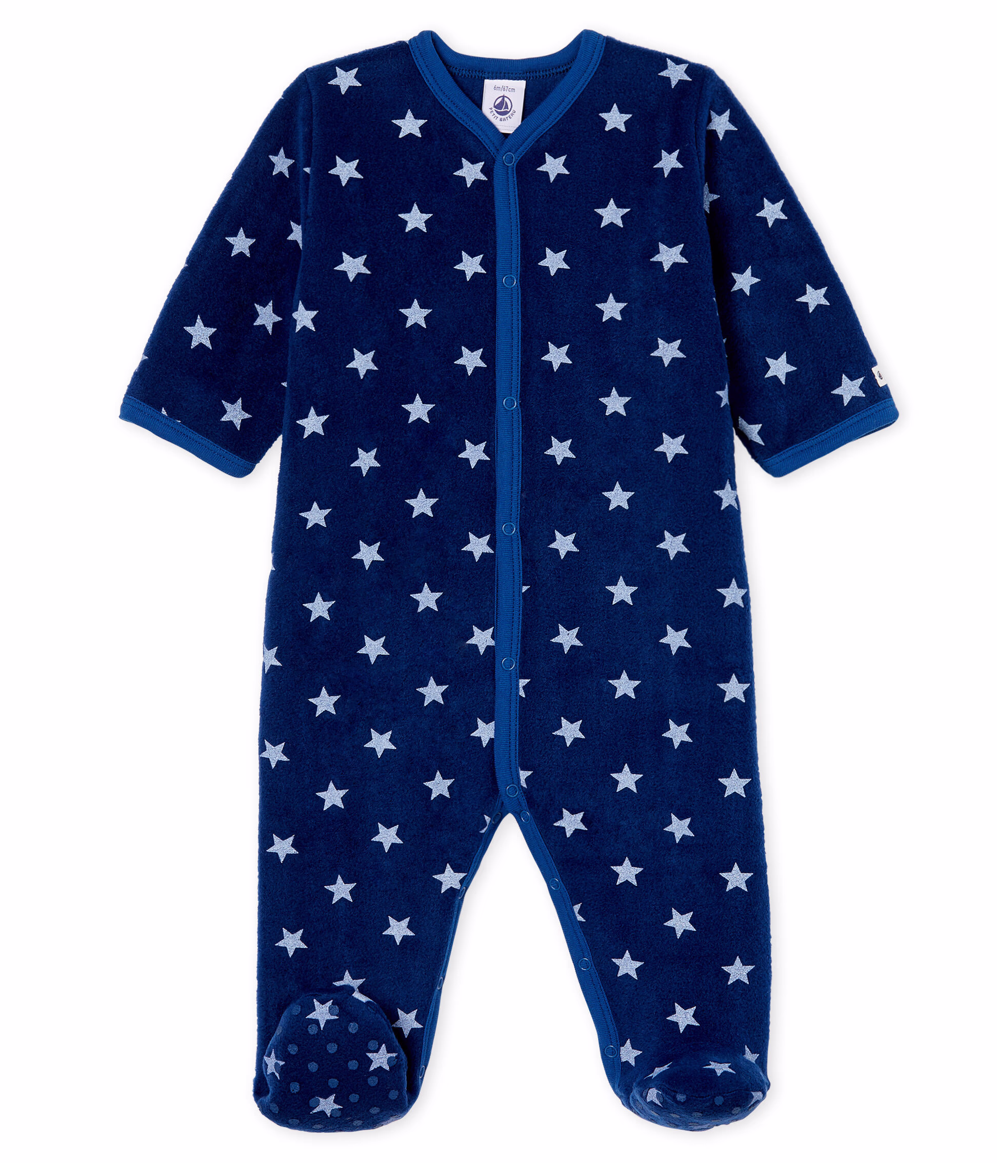 Surpyjama bebe garcon en polaire MEDIEVAL MARSHMALLOW Petit Bateau
