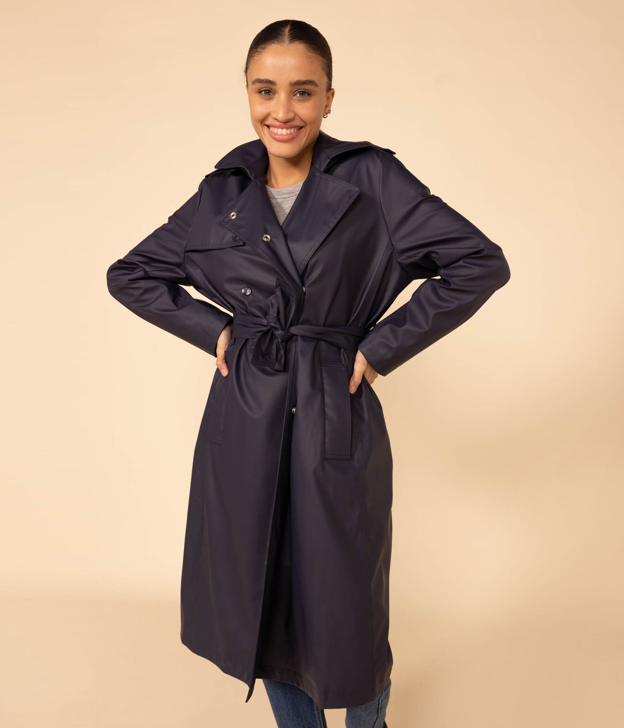 Trench a capuche Femme SMOKING Petit Bateau