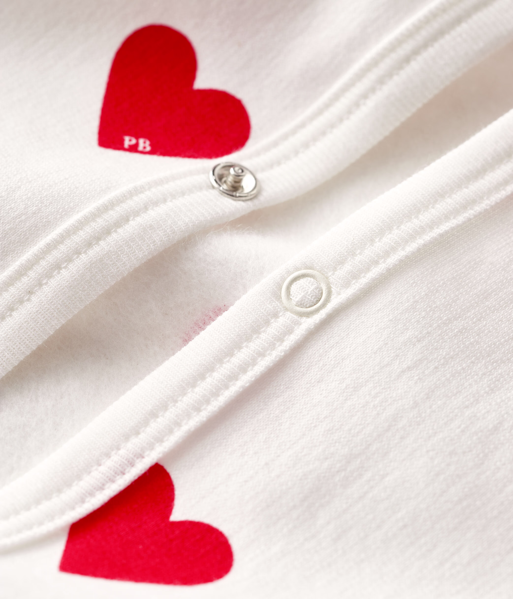 Pyjama a c urs rouges en coton bebe MARSHMALLOW TERKUIT Petit Bateau