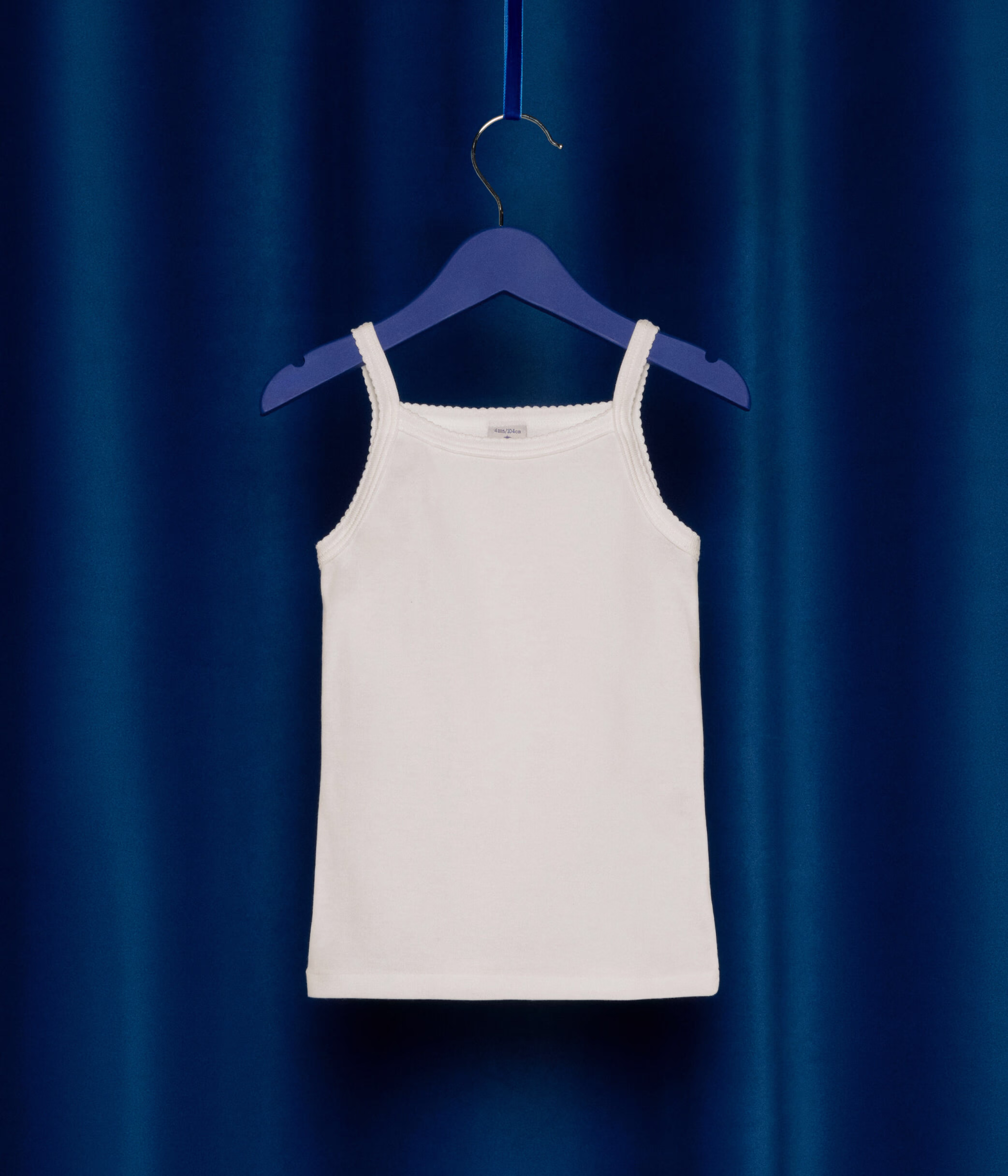 Lot de 2 chemises a bretelles blanches petite fille variante 1 Petit Bateau