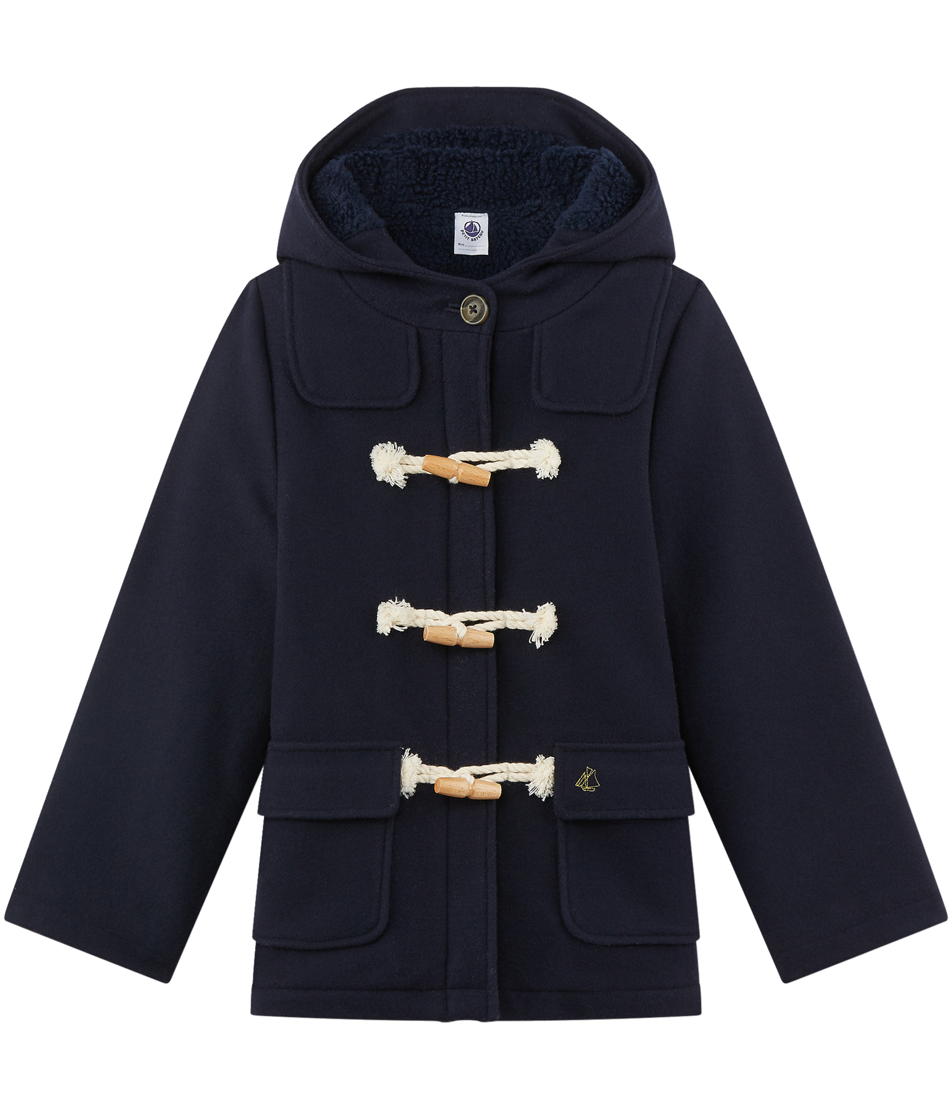 pindas Altijd Regenboog Wollen duffelcoat voor meisjes SMOKING | Petit Bateau