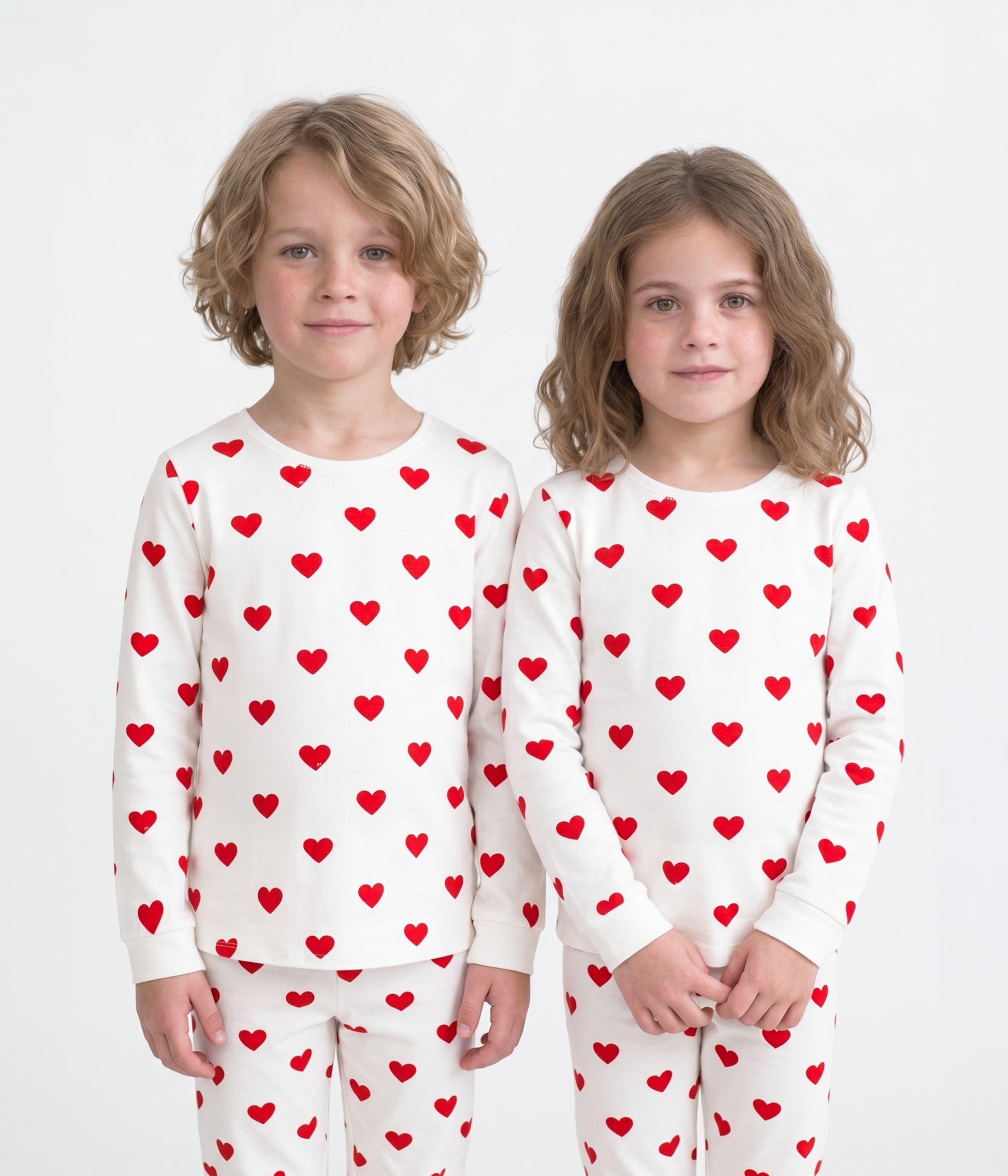 drest pyjama petit bateau coeur rouge