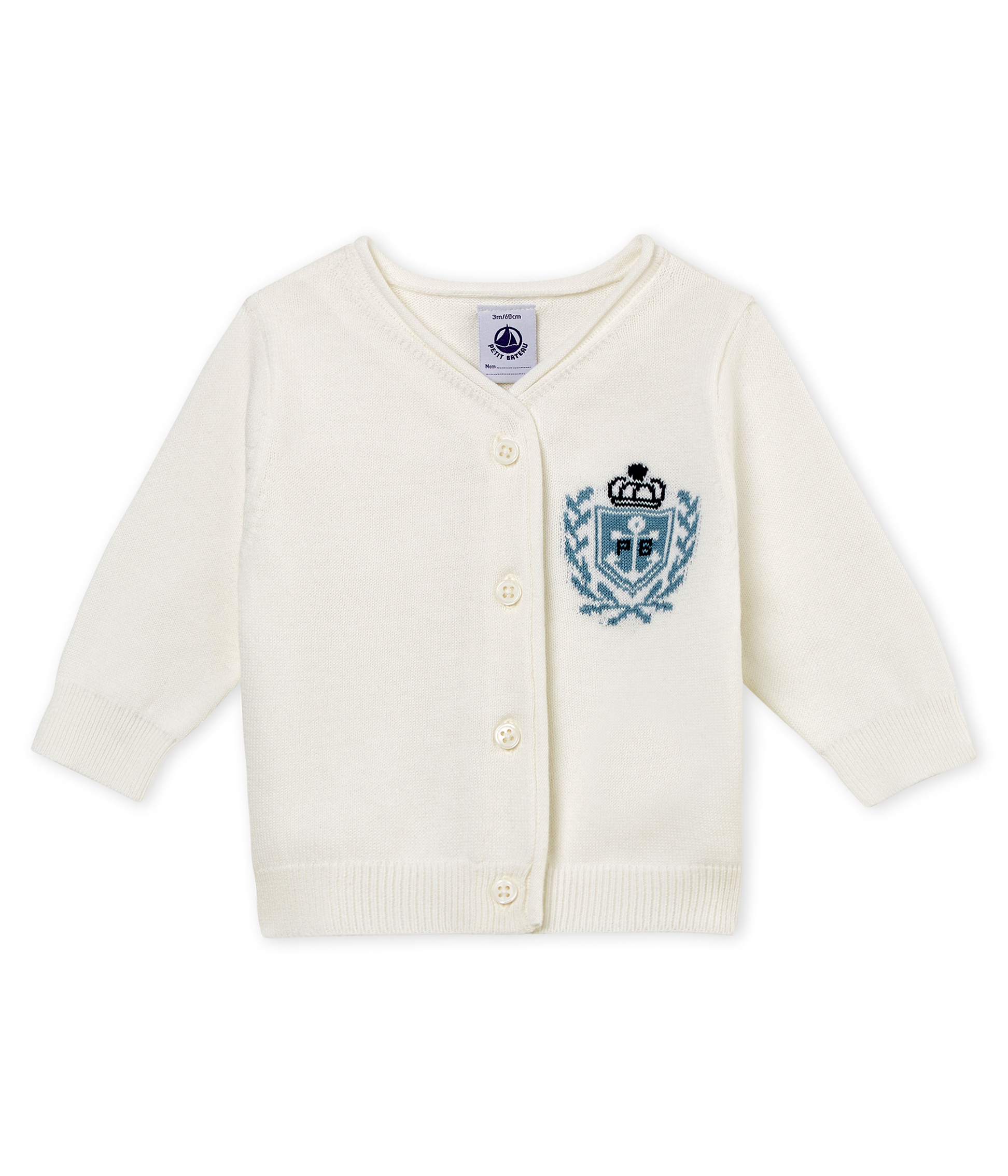 Katoenen babycardigan voor jongens