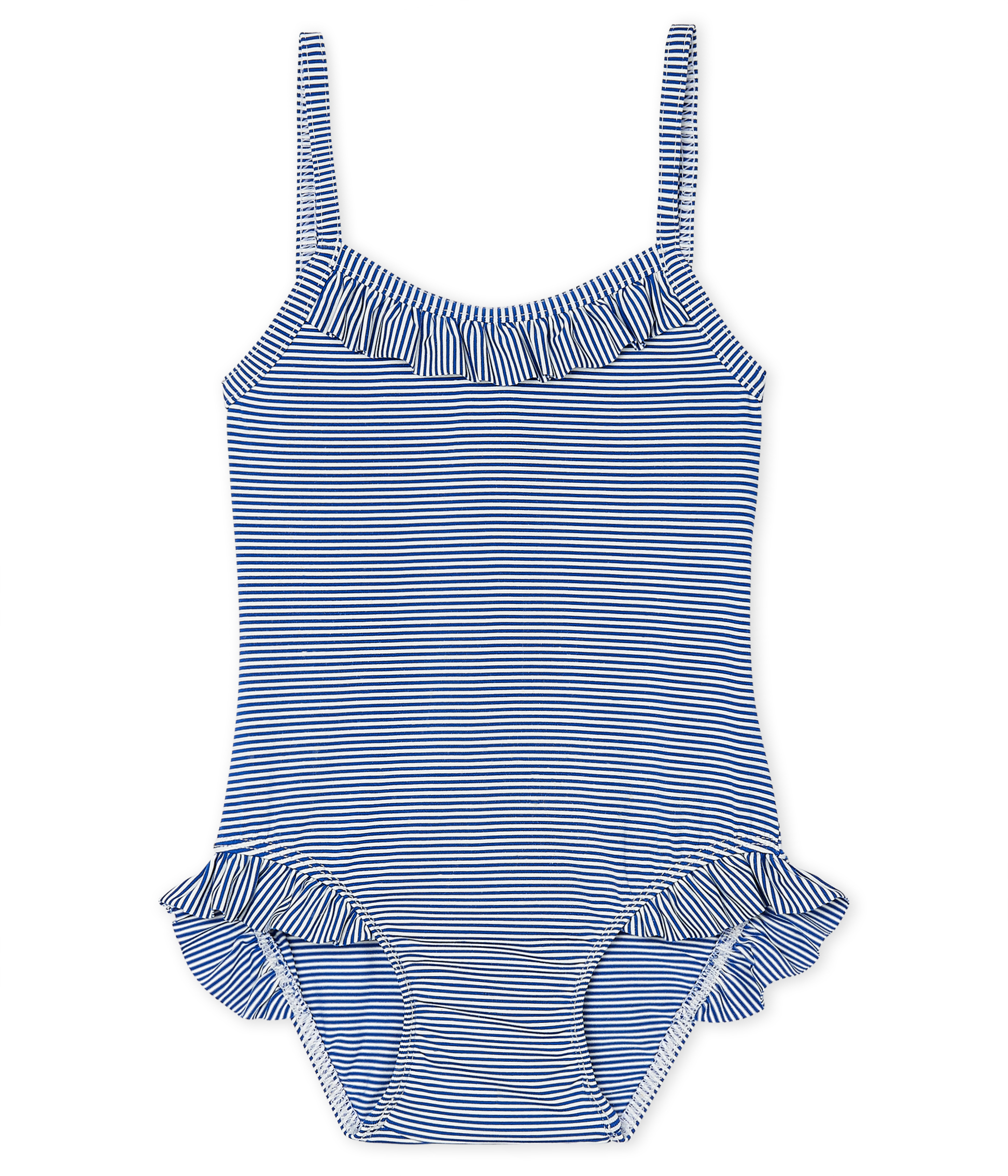 Maillot De Bain 3 Pièces Bébé Fille - Haut Pompons, Bas Ananas Et Bandeau