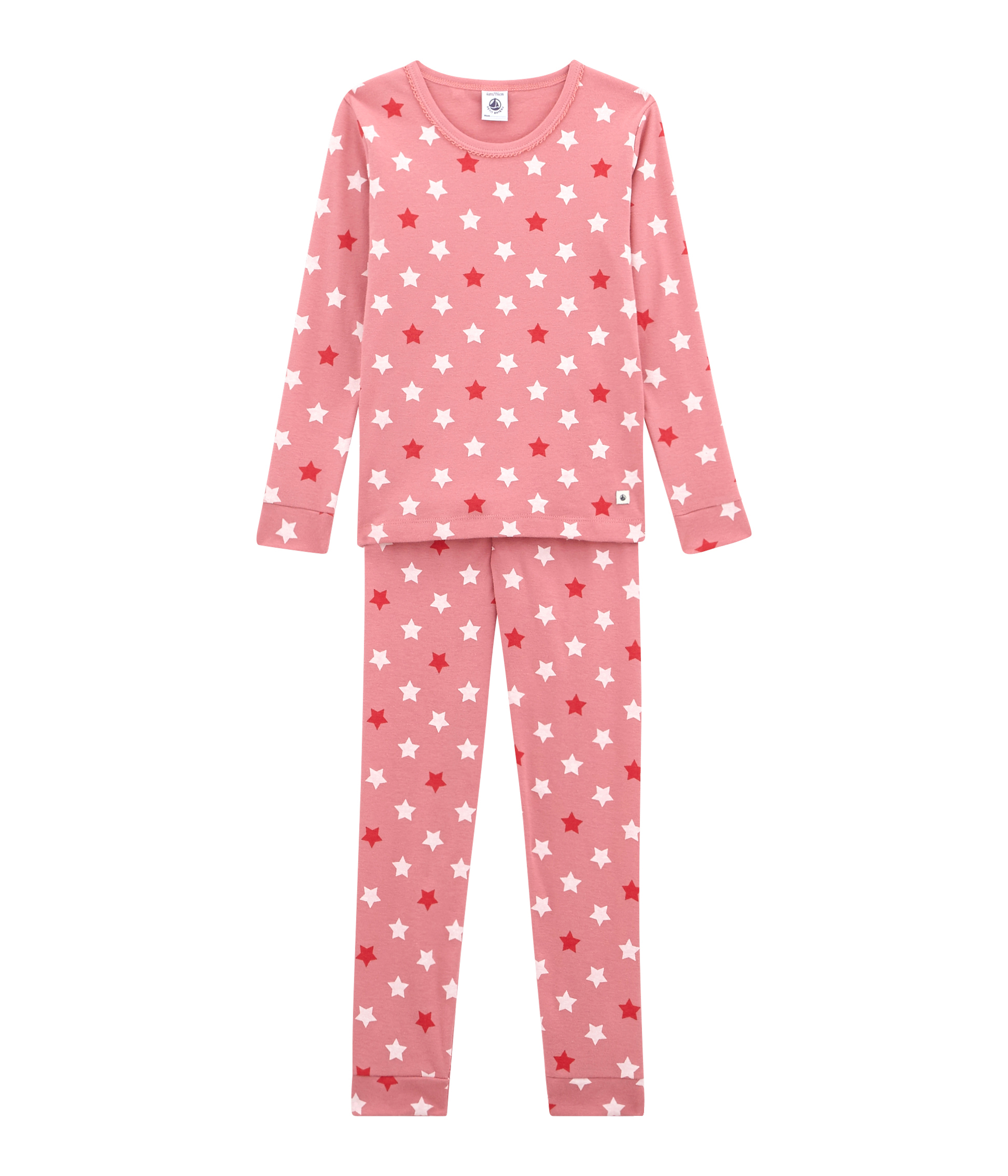 Pyjama petite fille coupe ajustée Petit Bateau
