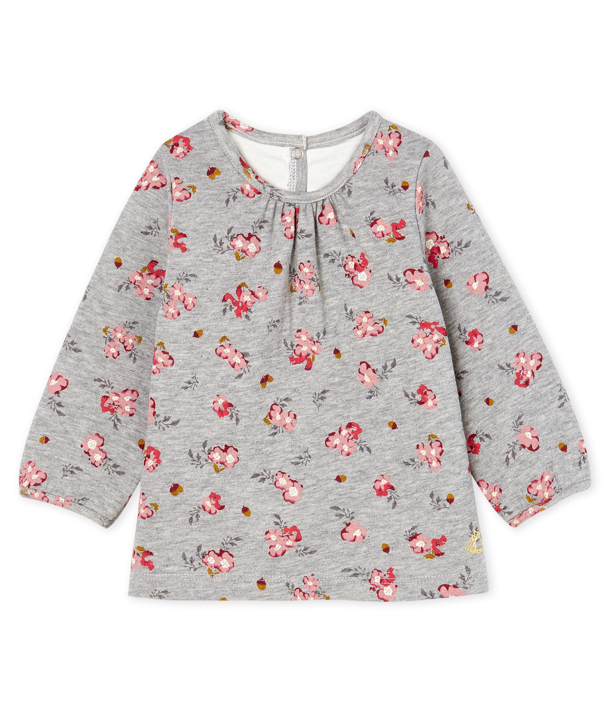 Blouse met lange mouwen met print babymeisje