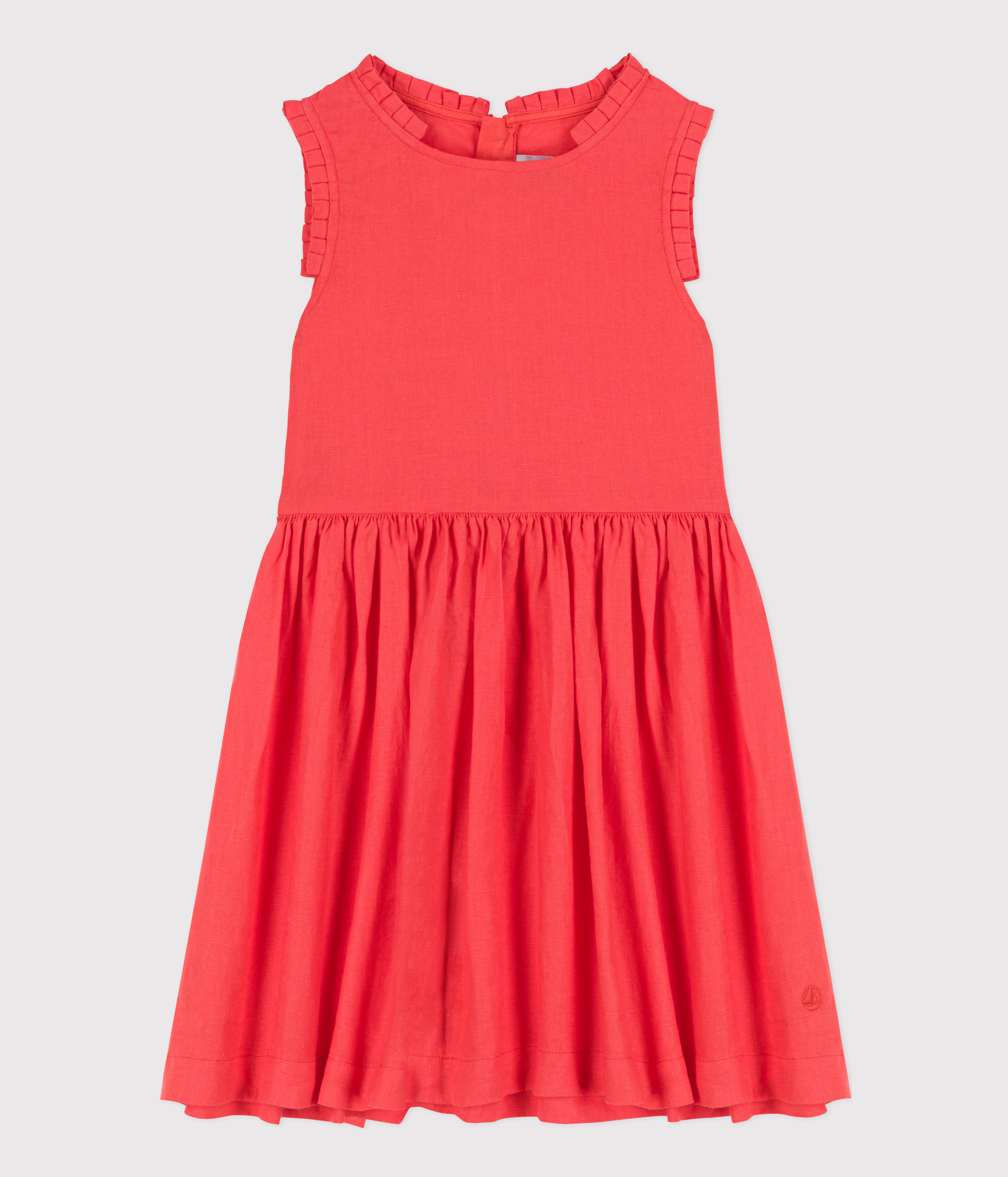 Petit Bateau 3 Ans Fille : robe rouge Été TBE