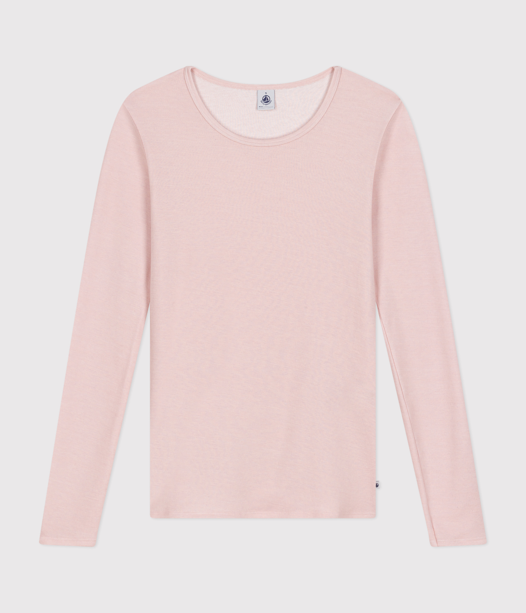 Tee-Shirt Manches Longues Femme Petit Bateau - 100% Coton Bio Ultra Doux Et Confortable