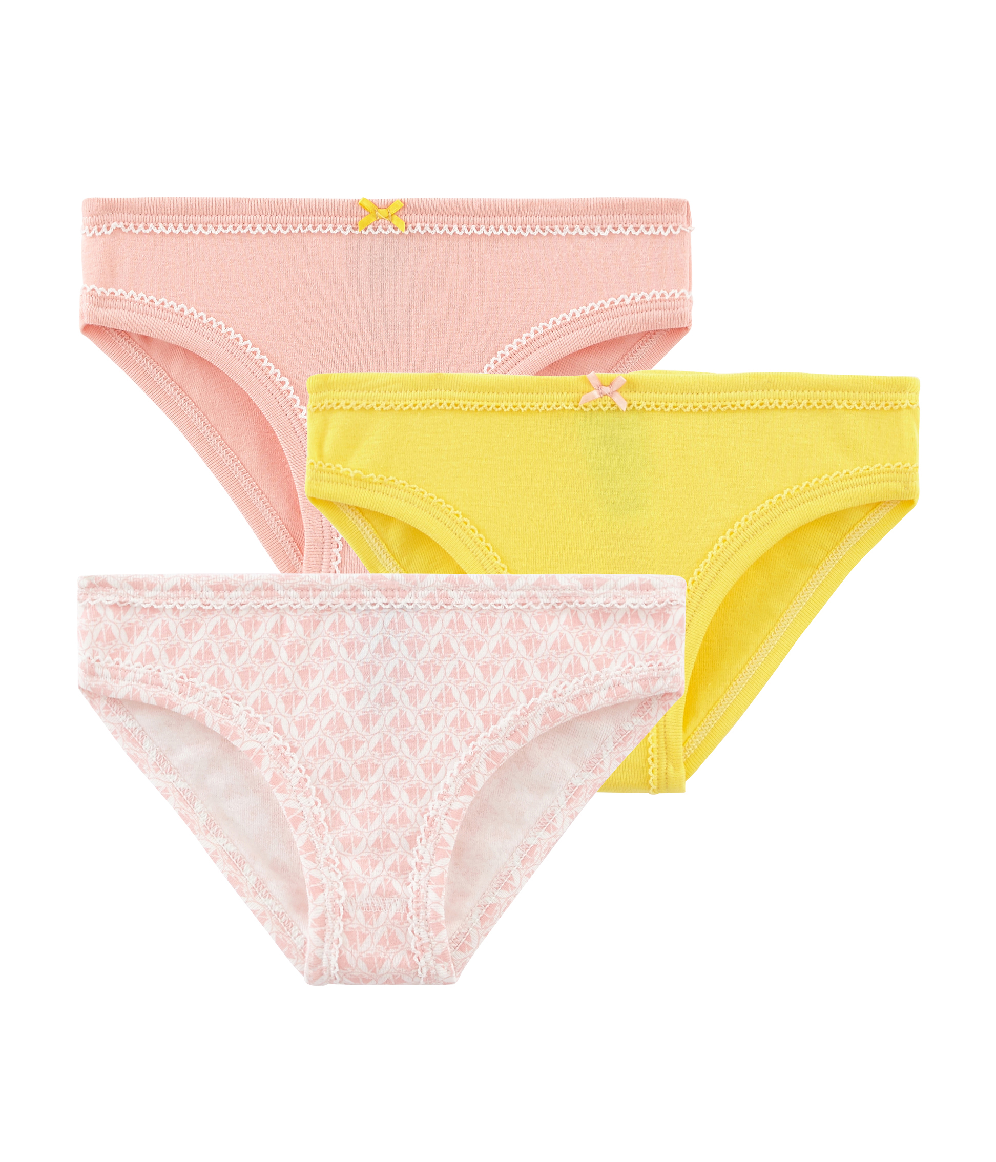 Culotte De Bain Fille Uni Fluo X6000 – Maillot Classique Doublé Pour Bébé Et Enfant