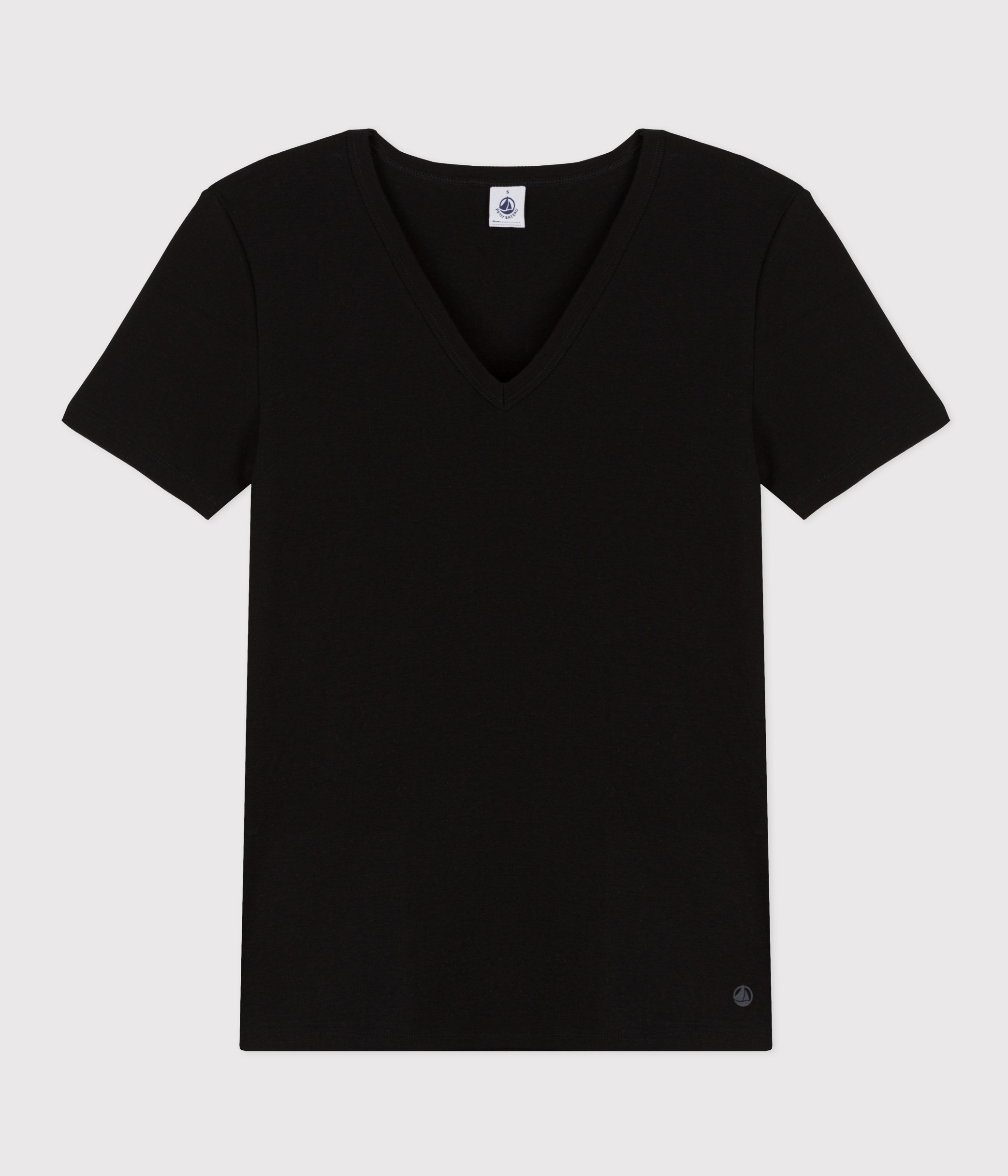 ikks T-shirt blanc fines rayures bleues fille Livraison gratuite Vêtements