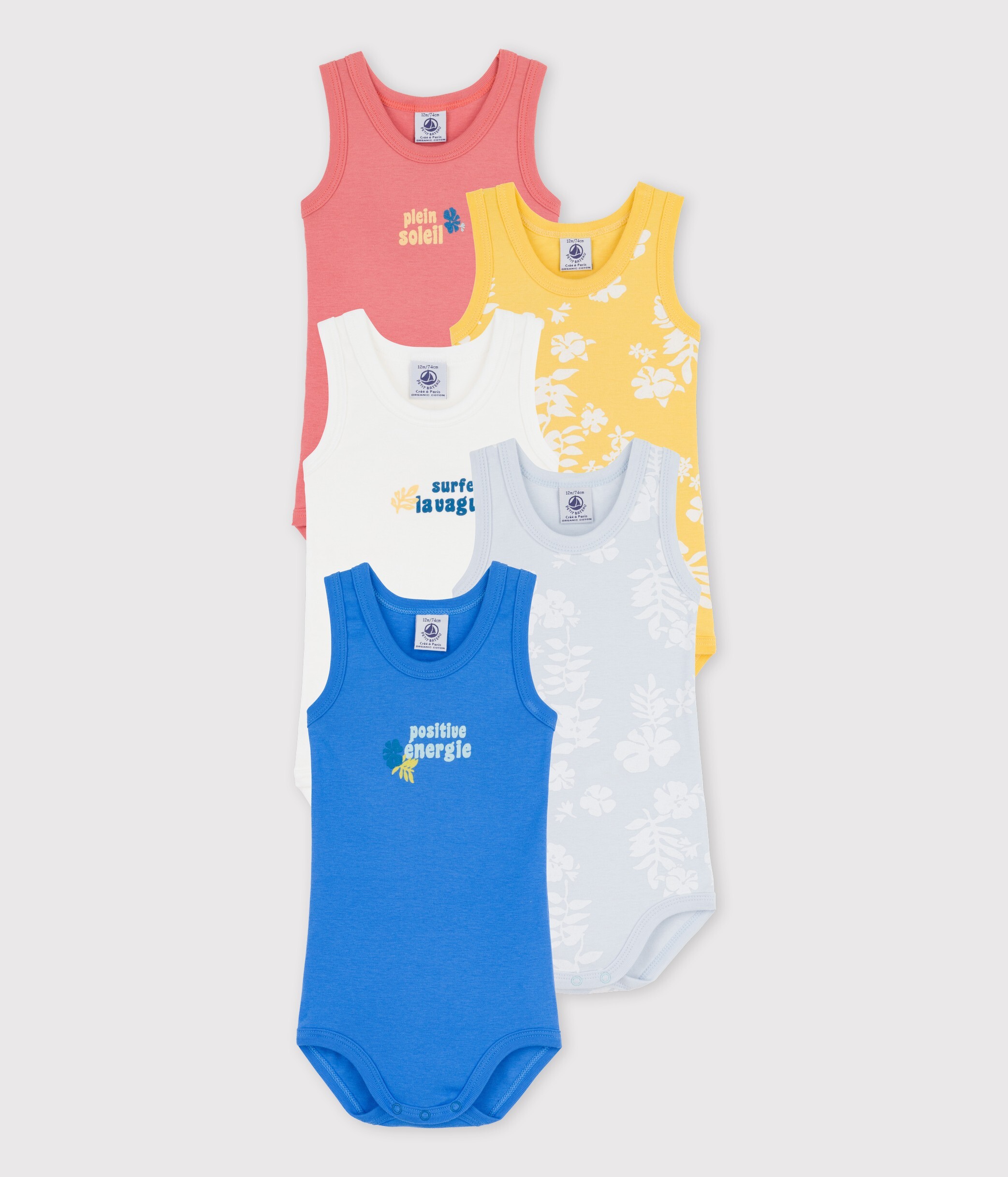 Body sans manches bebe Petit Bateau