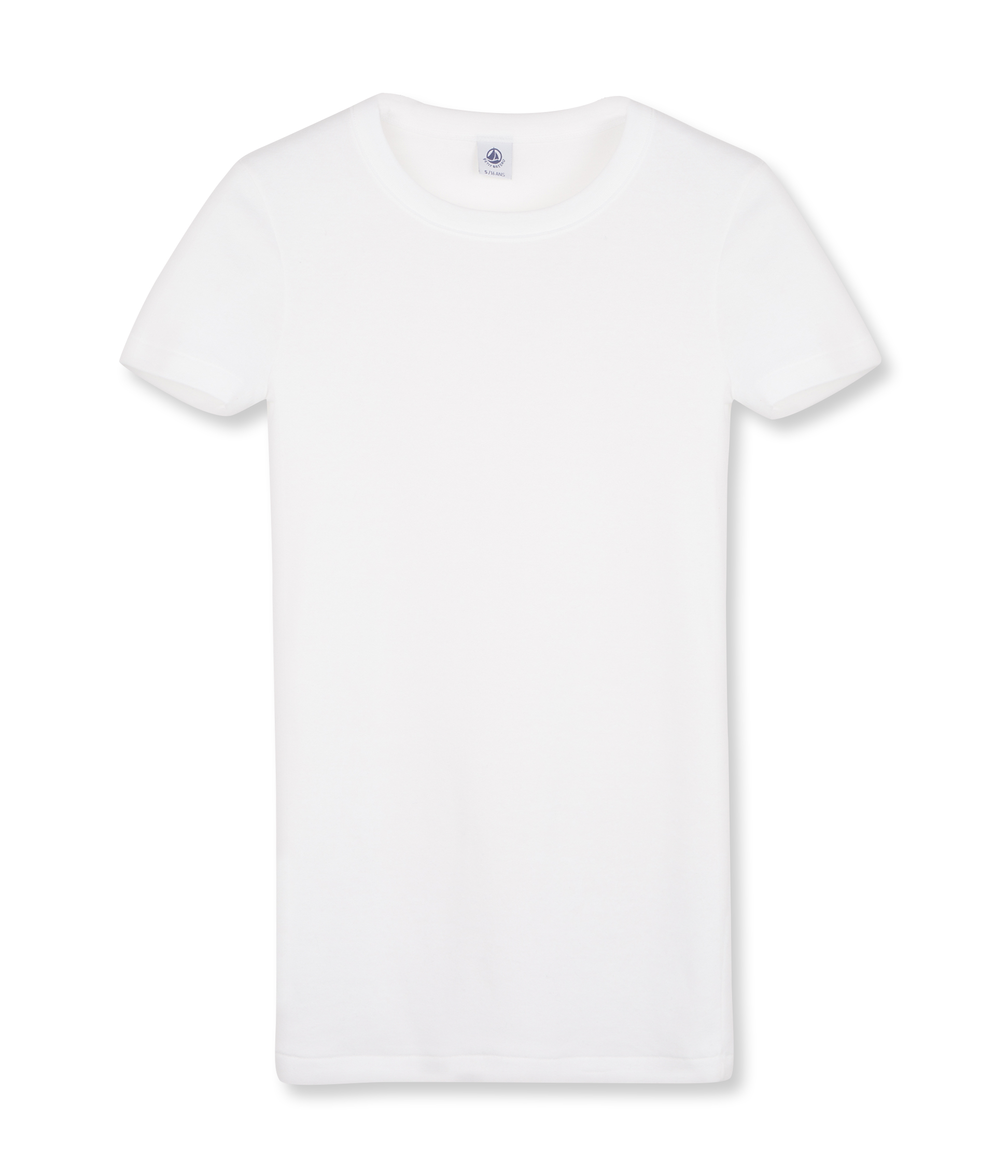 T-shirt femme iconique col rond uni