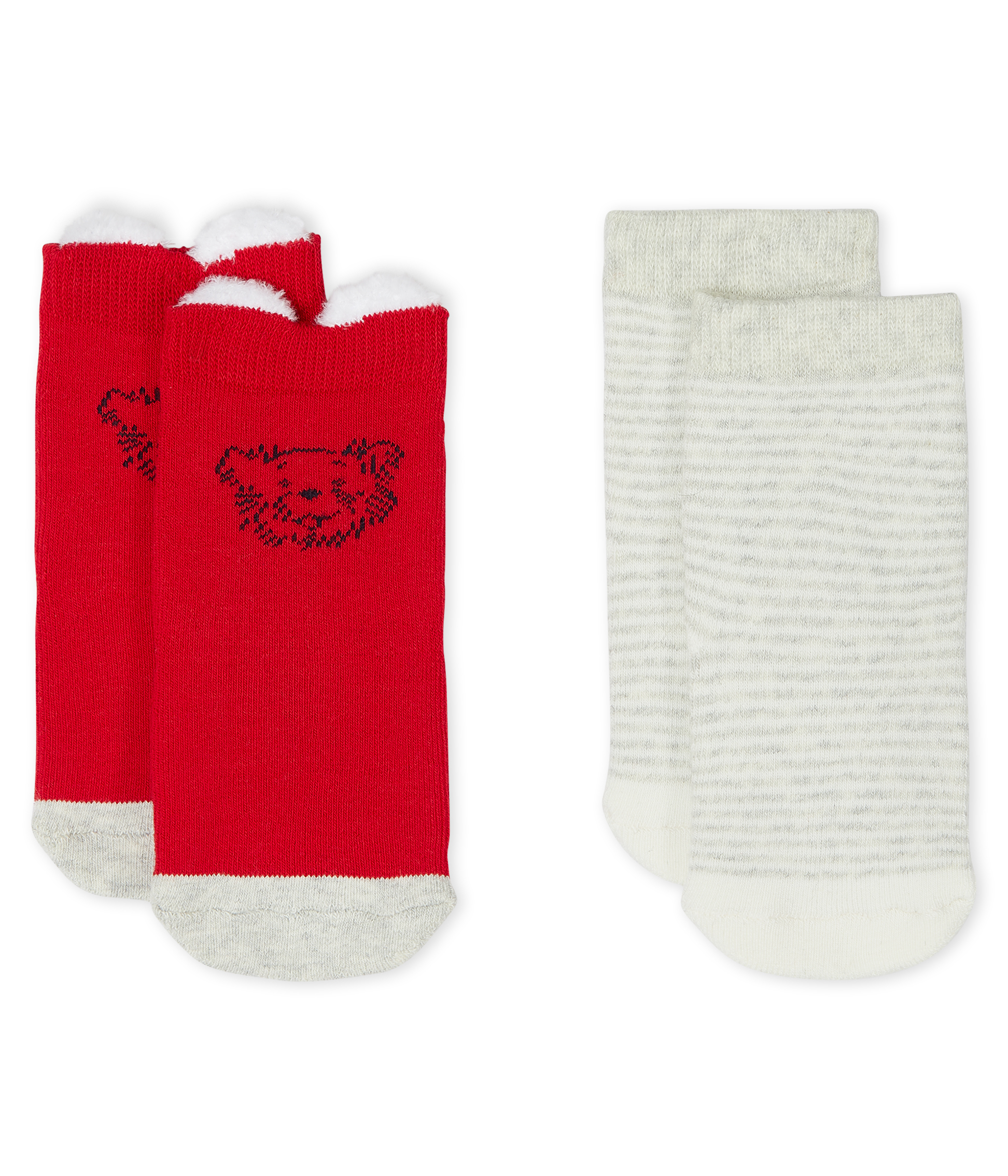 Lot de 2 paires de chaussettes bébé mixte