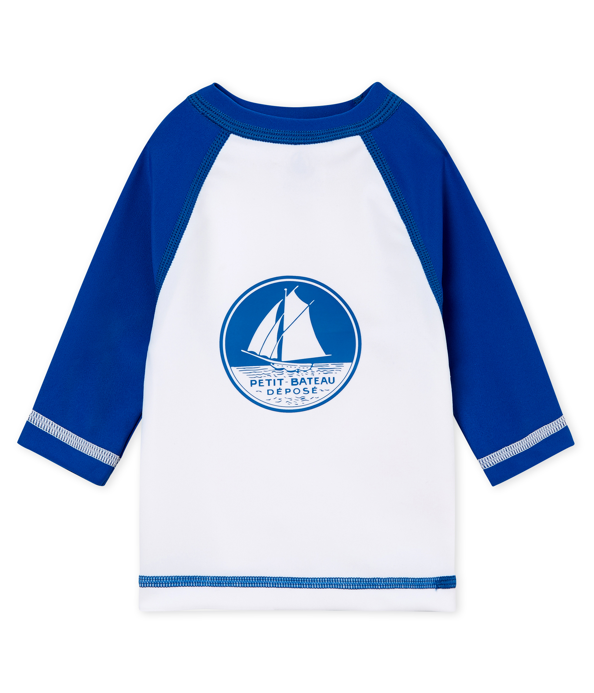 Teeshirt antiUV UPF 50+ bébé garçon/bébé fille Petit Bateau
